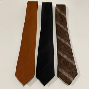 3 Slim Neckties!!!